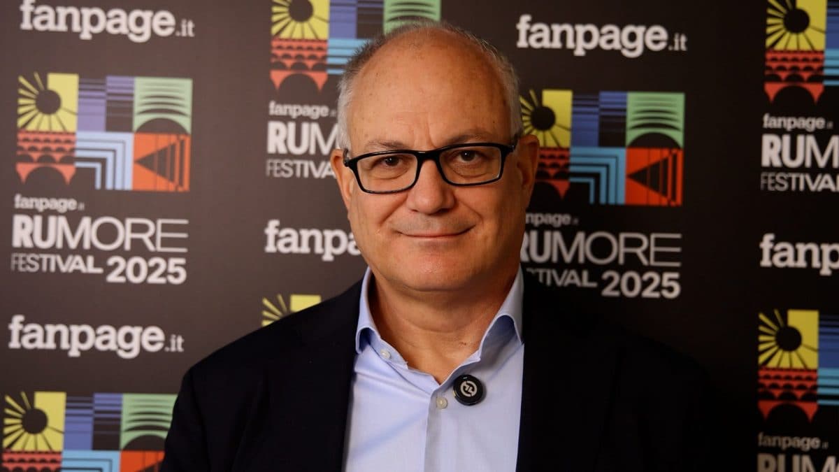 Roberto Gualtieri al Rumore Festival di Fanpage.it.