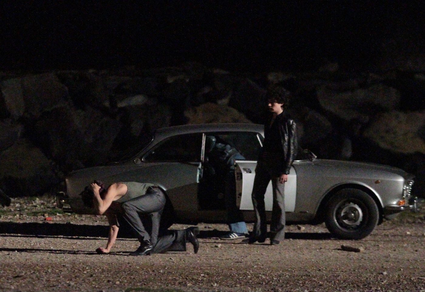 William Defoe sul set del film di Abel Ferrara sulla vita di Pierpaolo Pasolini (La Presse)