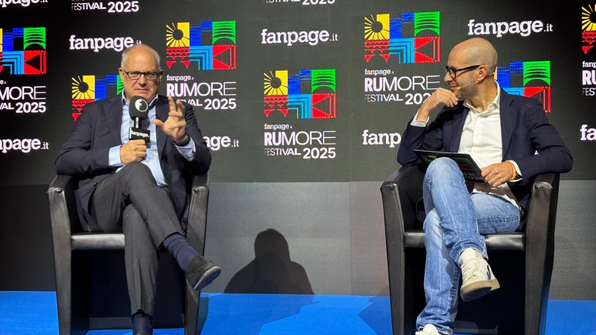 Il direttore di Fanpage.it Francesco Cancellato intervista il sindaco di Roma Roberto Gualtieri