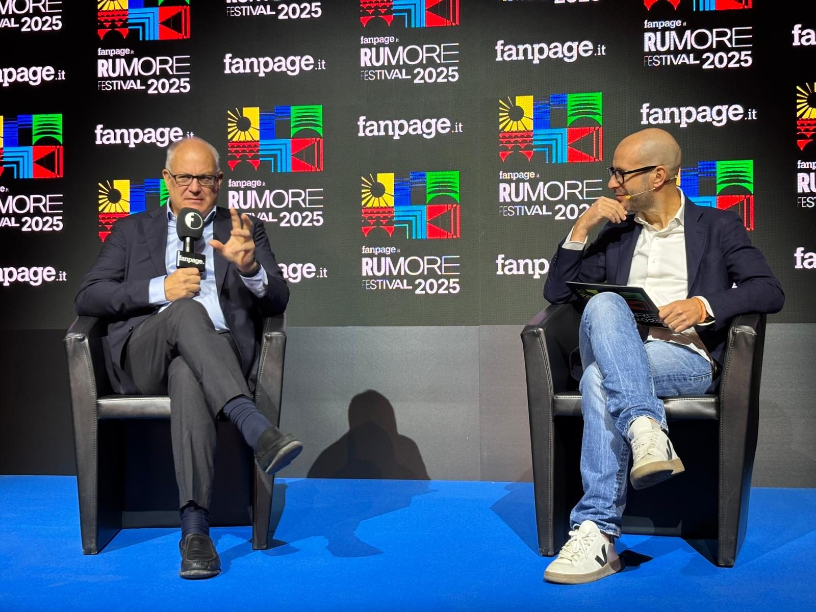 Il direttore di Fanpage.it Francesco Cancellato intervista il sindaco di Roma Roberto Gualtieri