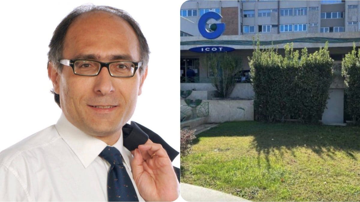 A sinistra il consigliere Tiero, a destra l’Icot di Latina.
