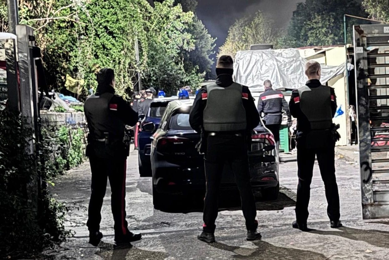 L’operazione dei carabinieri del 24 novembre al campo rom di via dei Gordiani