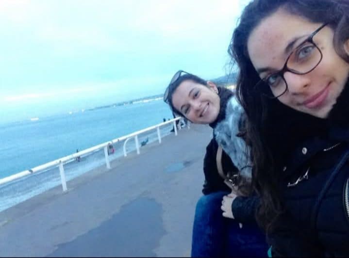 Francesca e Maria Grazia a Nizza.