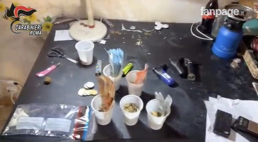 Il punto vendita della droga