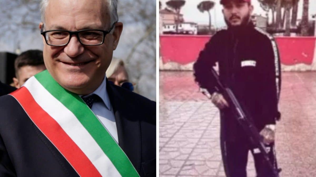 Il sindaco Roberto Gualtieri e Braidich Johnny