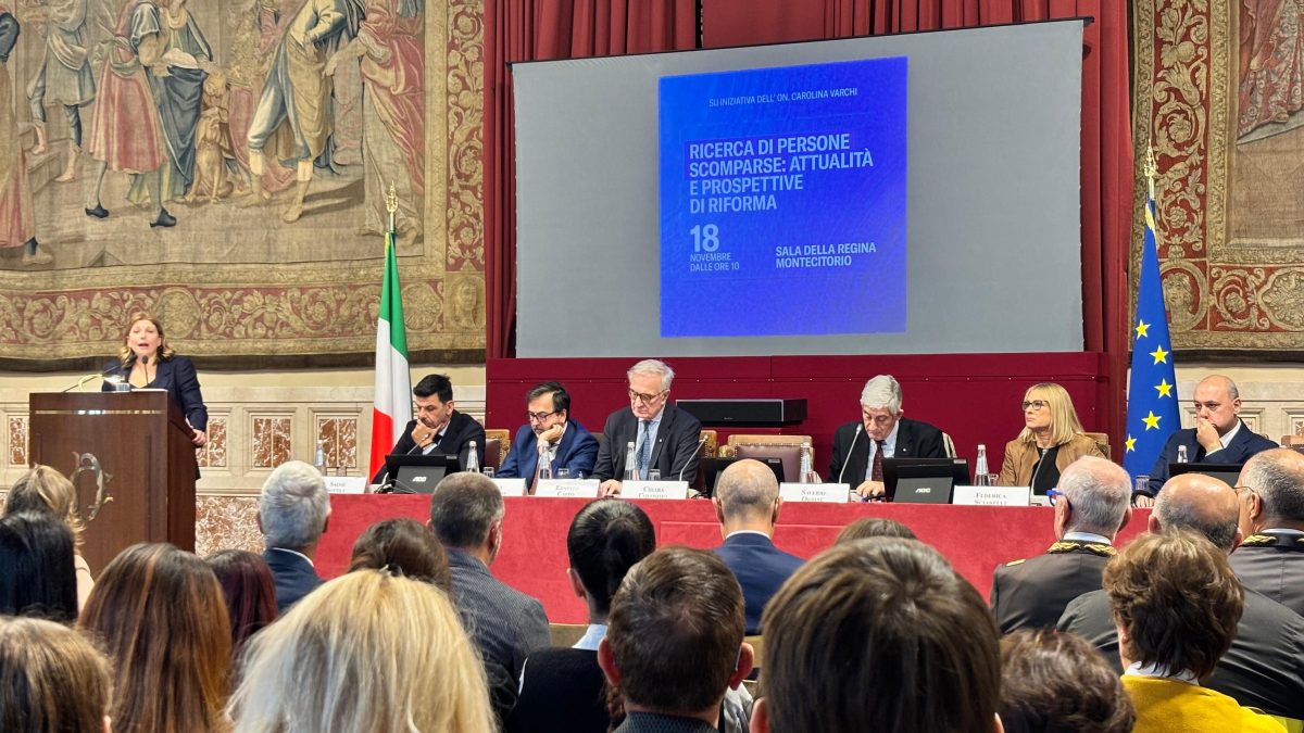 Il convegno a Montecitorio sulla ricerca delle persone scomparse