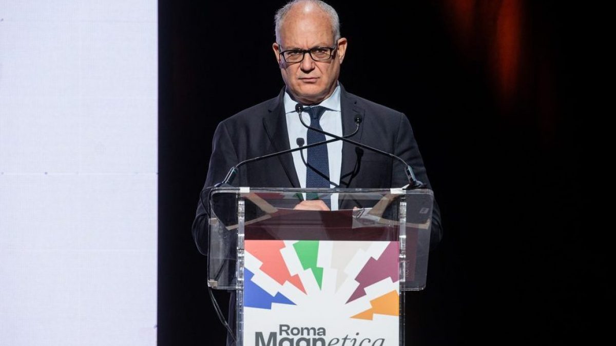 Roberto Gualtieri agli Stati Generali del Turismo di Roma Capitale (La Presse)
