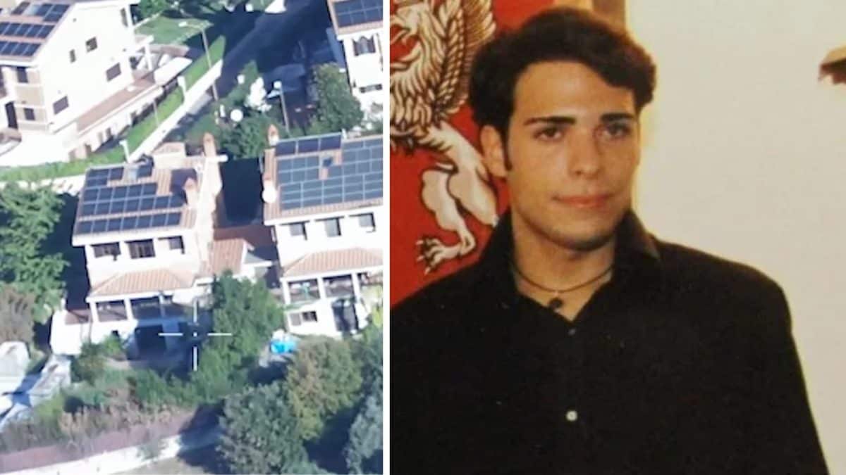 La villa di Roma sequestrata e Giancarlo Tulliani (Foto da guardia di finanza)