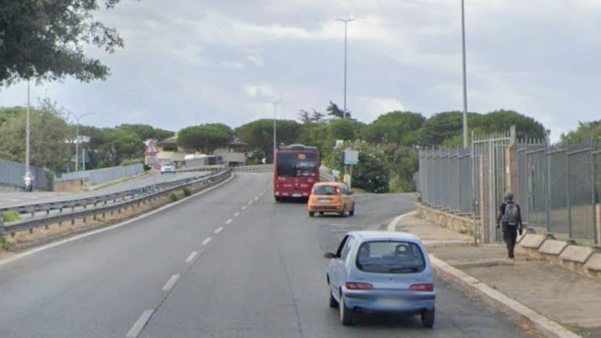 Via Leone XIII all’altezza del civico 74