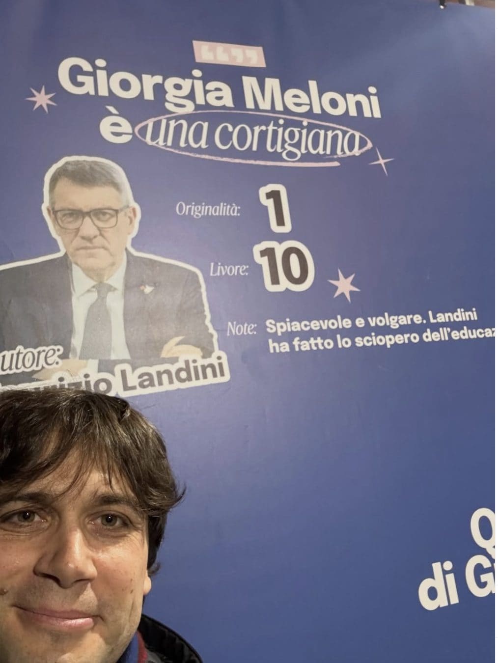 Antonio De Napoli durante l’ultima edizione di Atreju (foto Instagram)