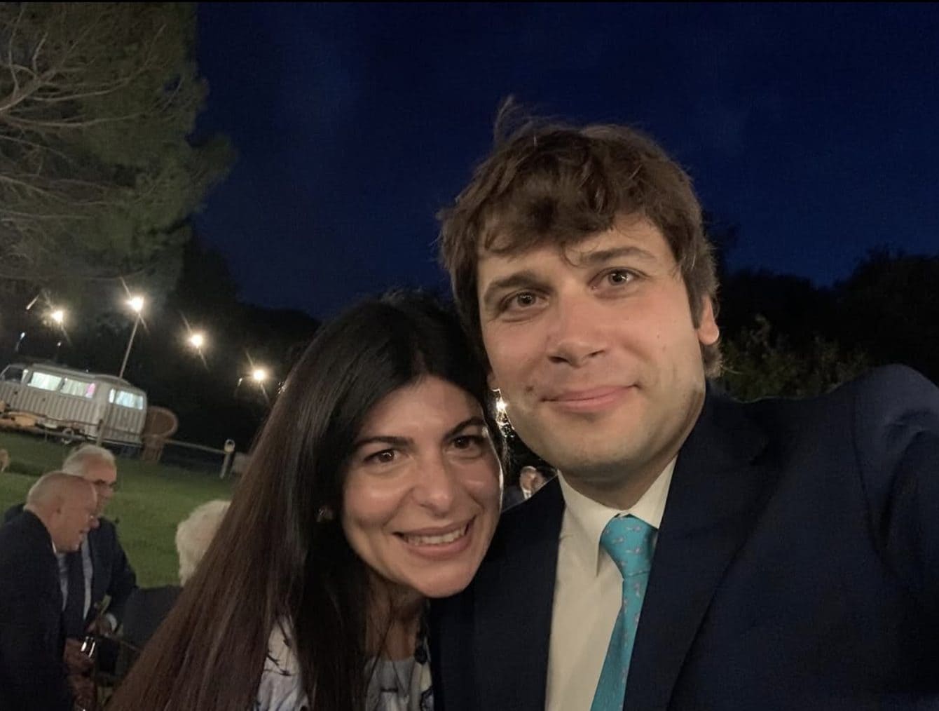Antonio De Napoli con Chiara Colosimo (foto Instagram)
