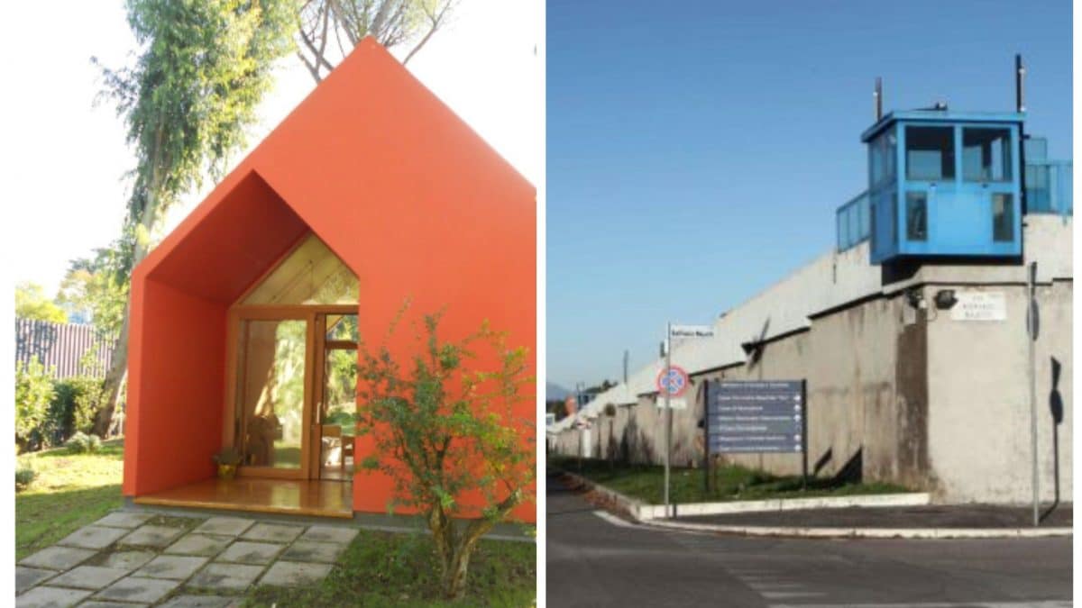 La casa rossa di Renzo Piano a Rebibbia femminile