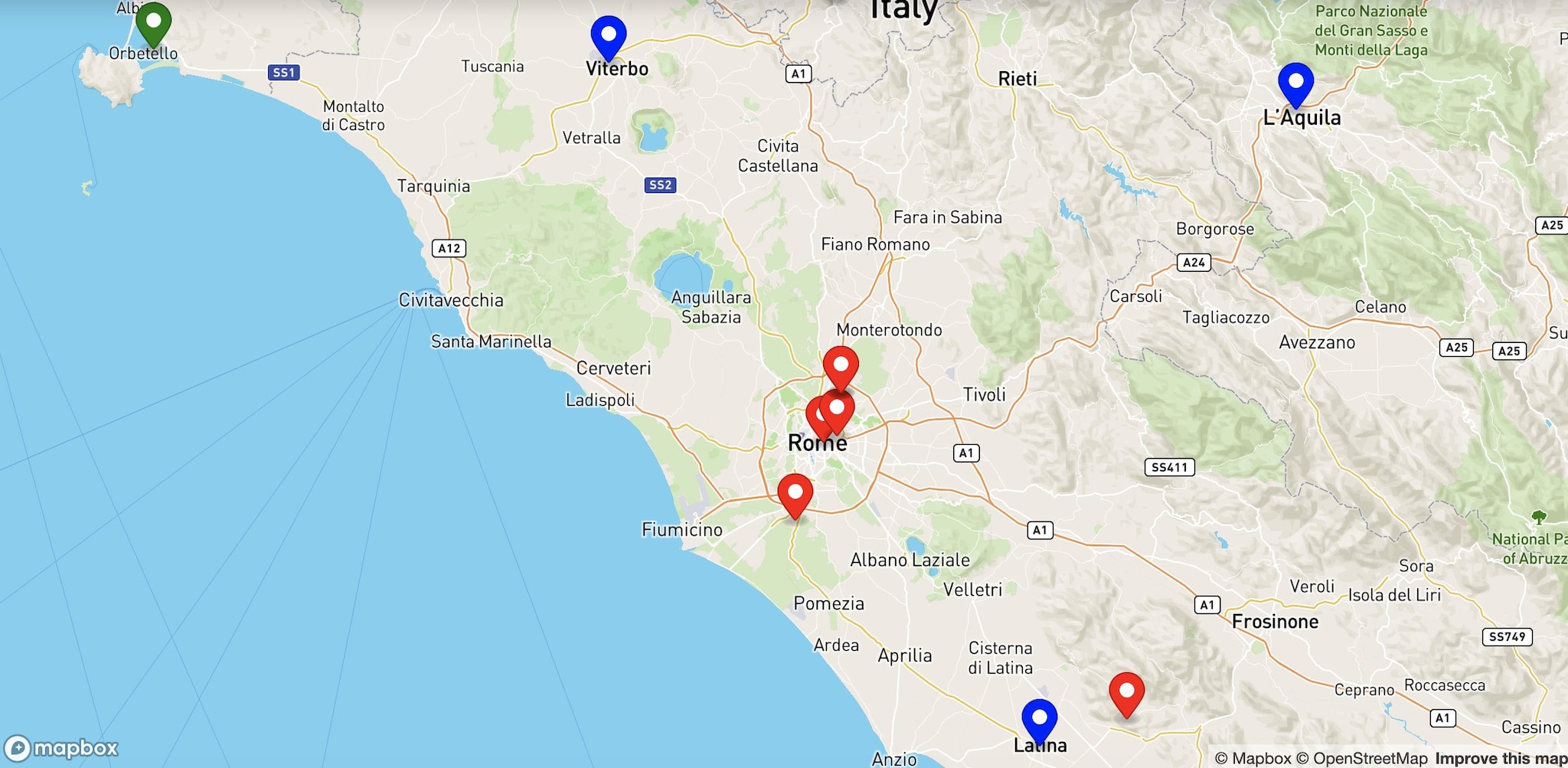 La mappa delle stanze tutte per sé