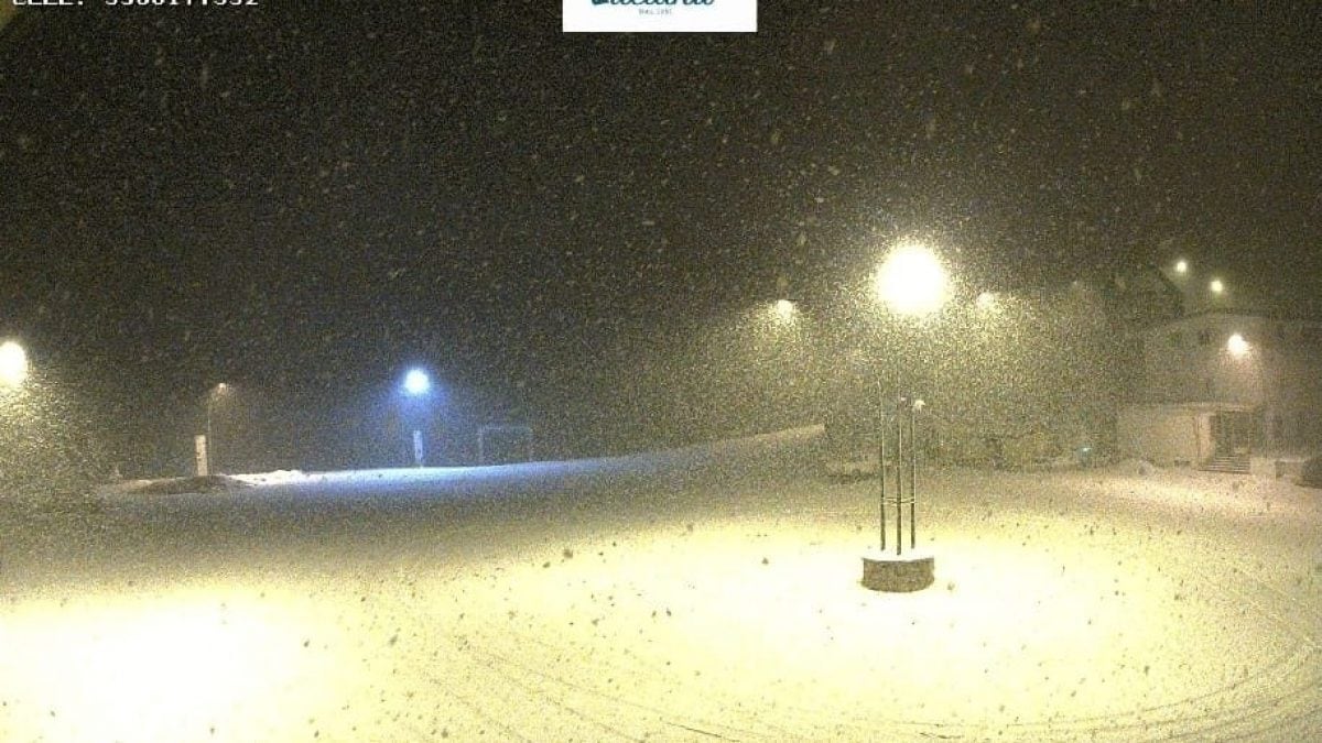 Nevicate a Frosinone, a Campocatino.