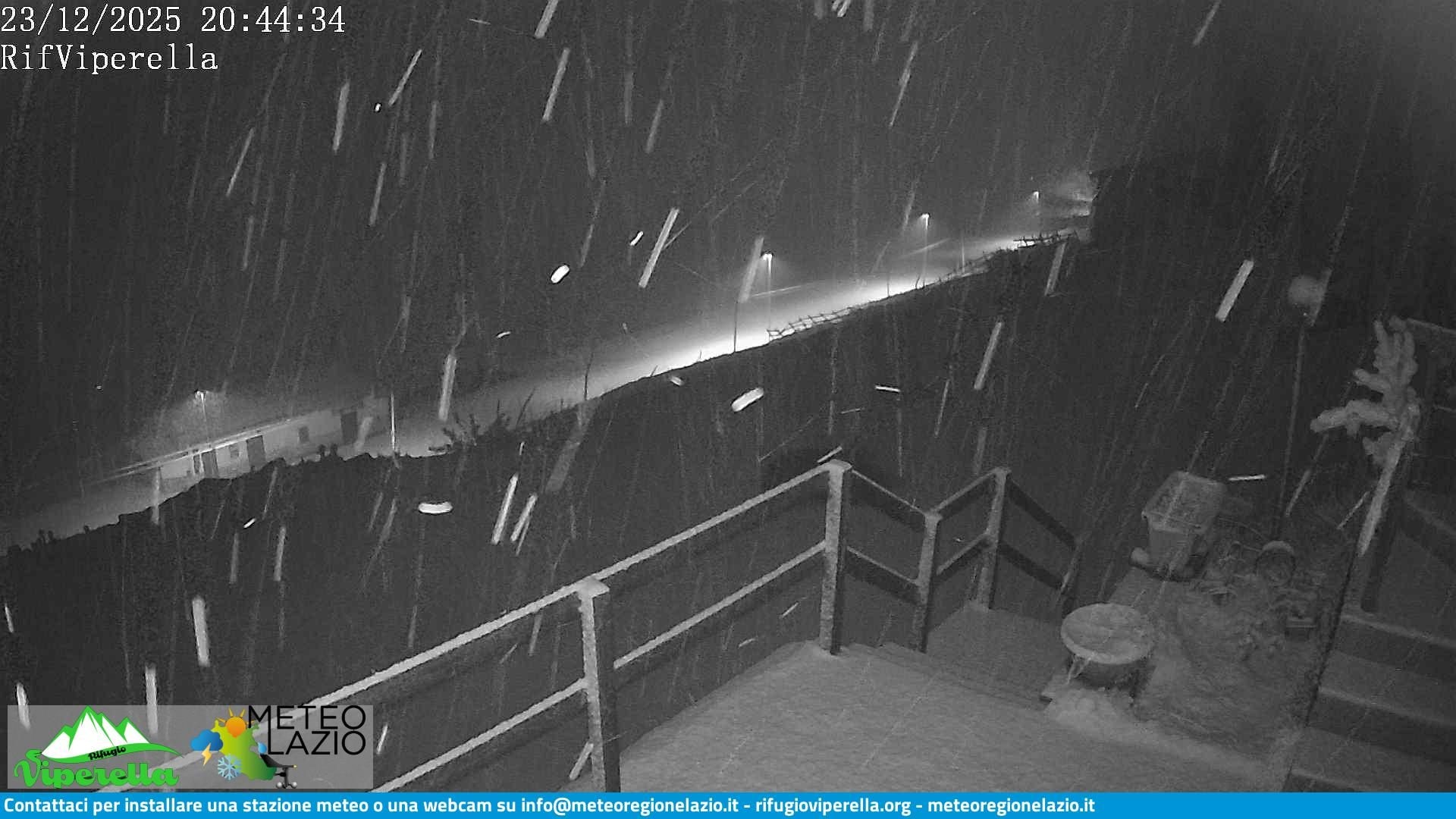 La neve a Campo Staffi, nel Frusinate.