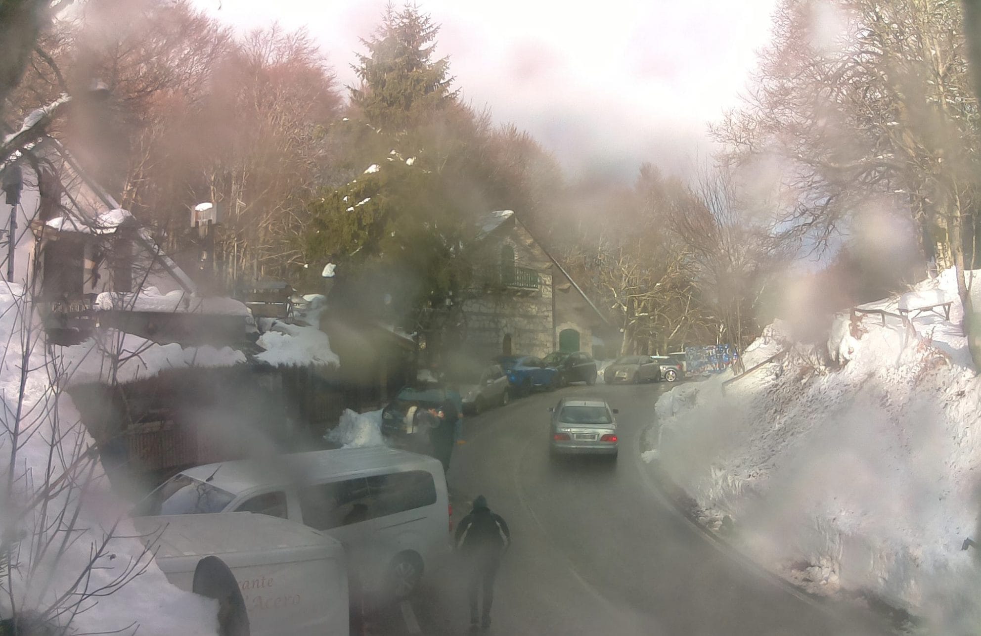 Immagini dalla webcam di Meteo Lazio su Forca d’Acero