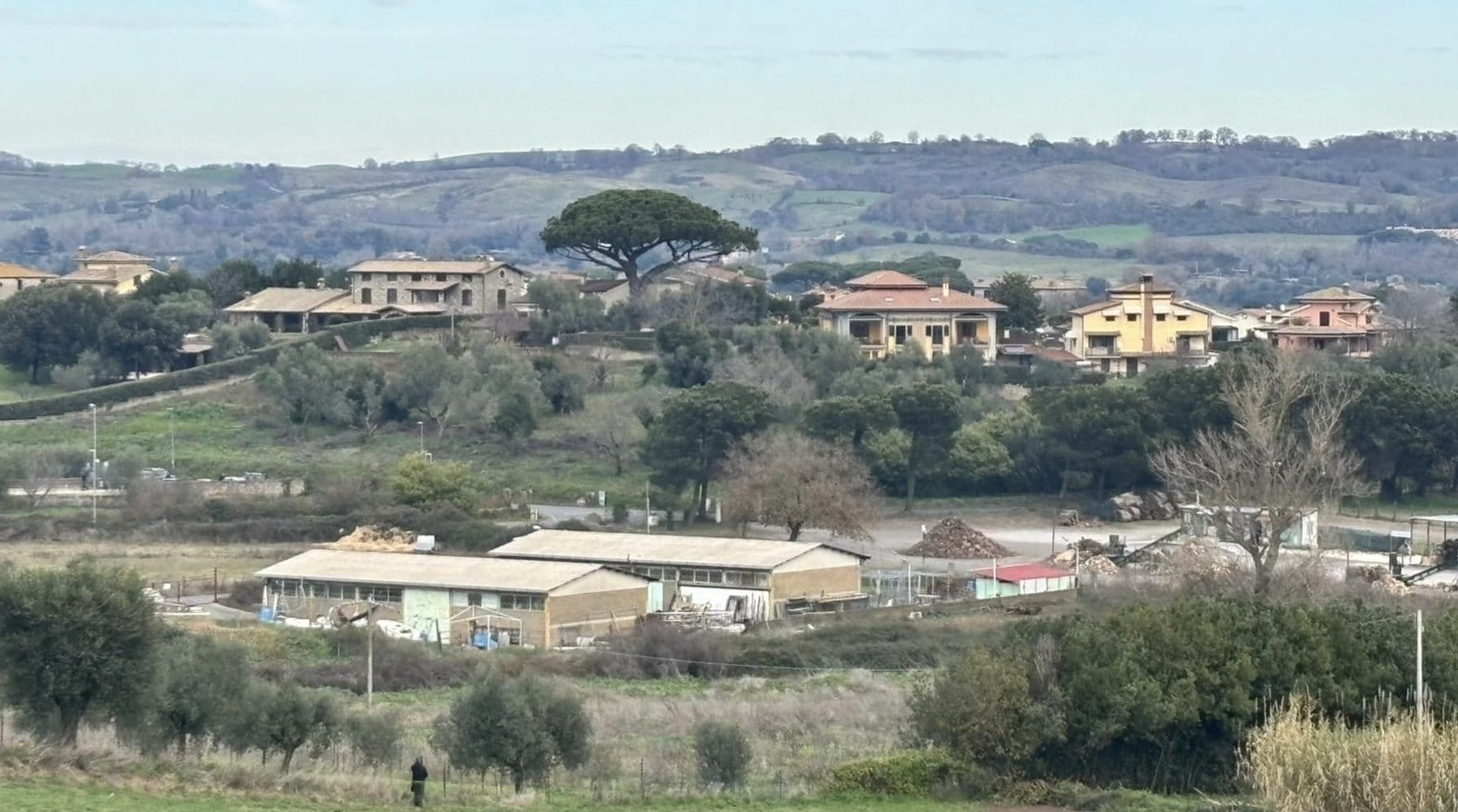 Il luogo del ritrovamento del corpo