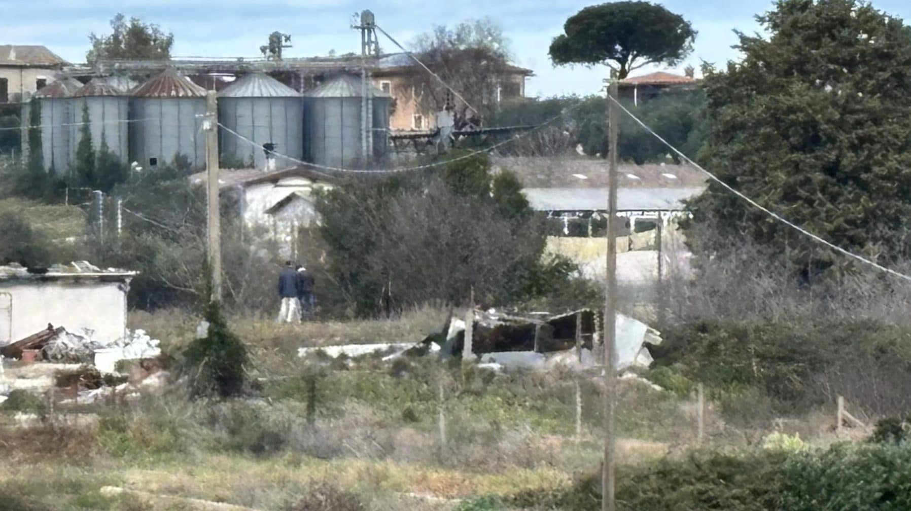 Il luogo del ritrovamento del corpo