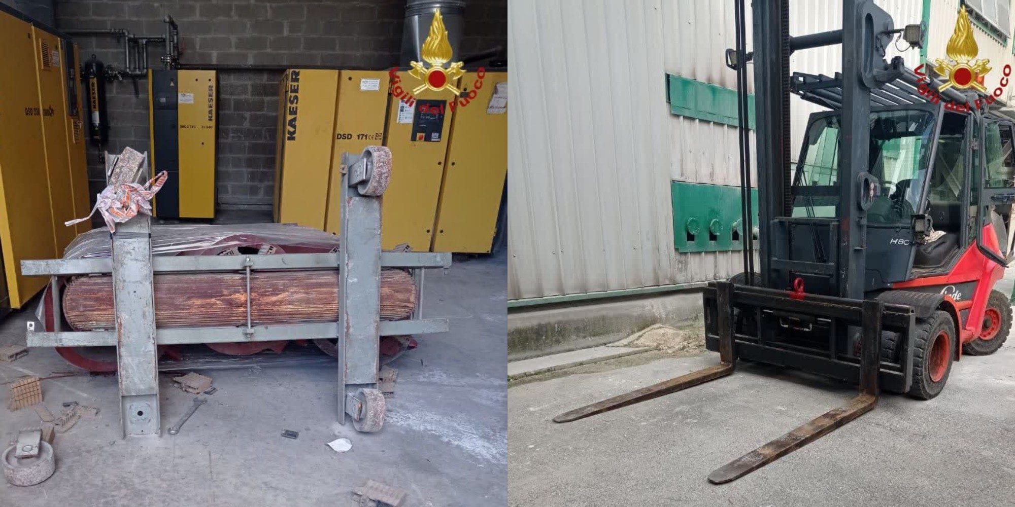 Il luogo dell’incidente.