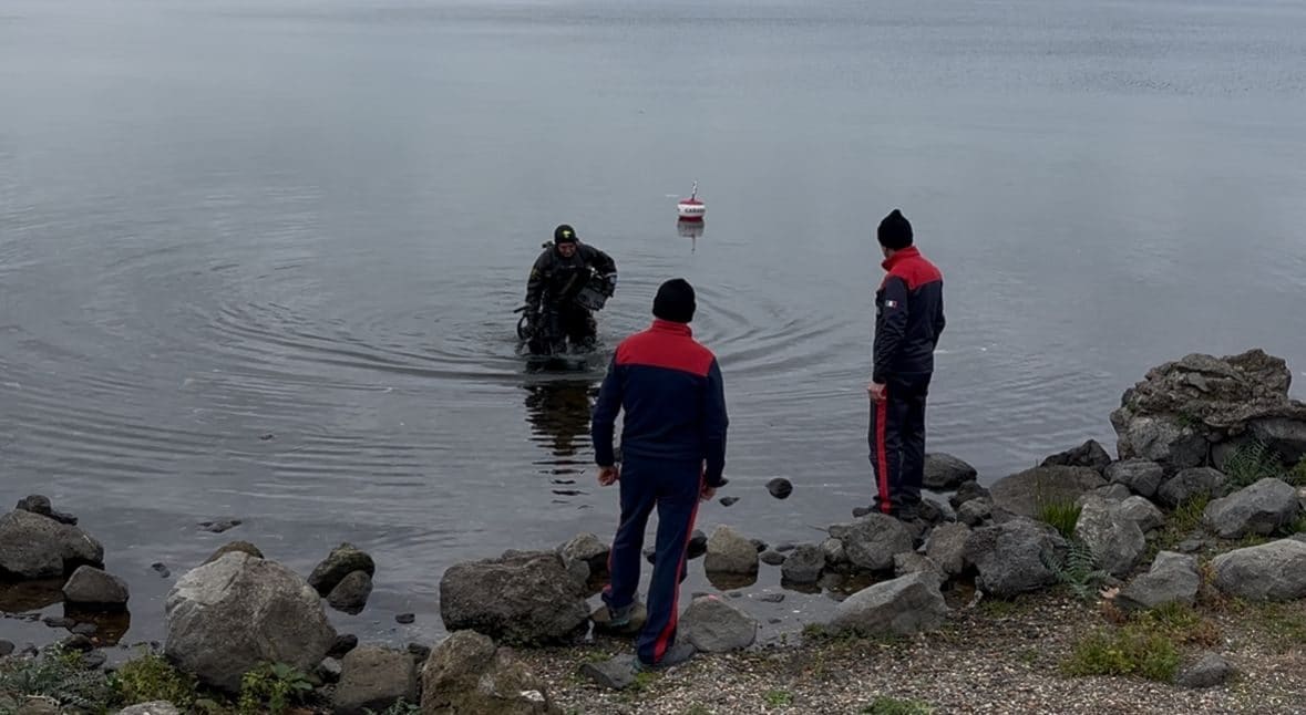 I sommozzatori al lavoro