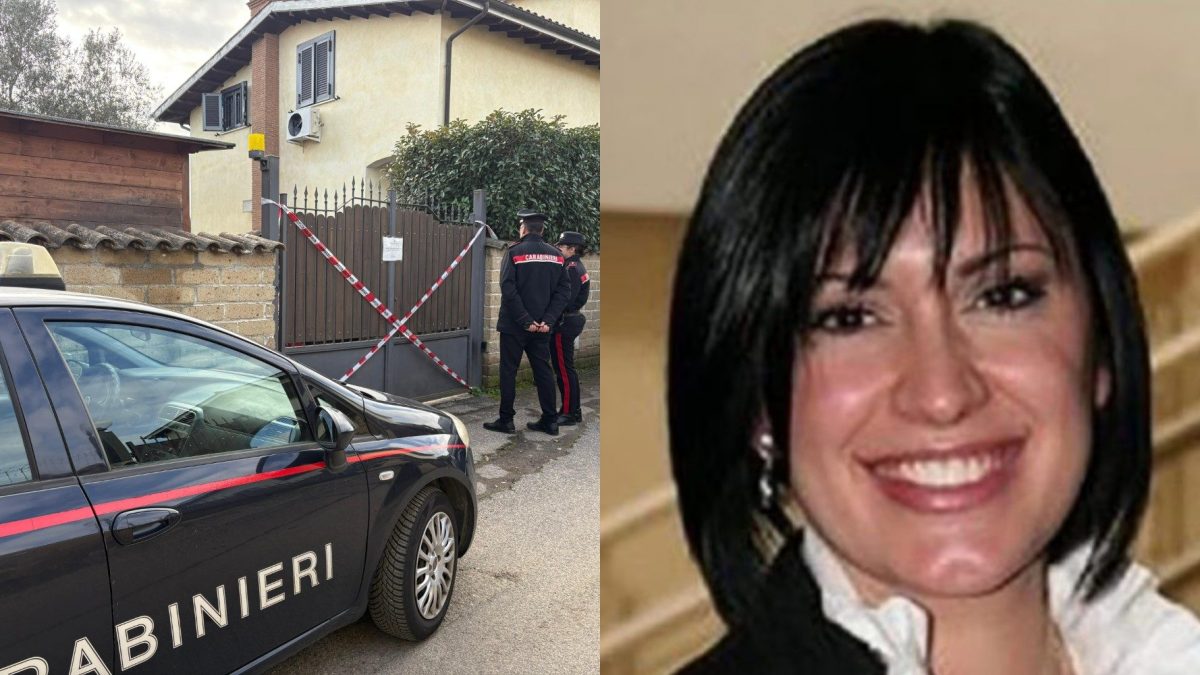 A sinistra la villetta in cui viveva, a destra Federica Torzullo.