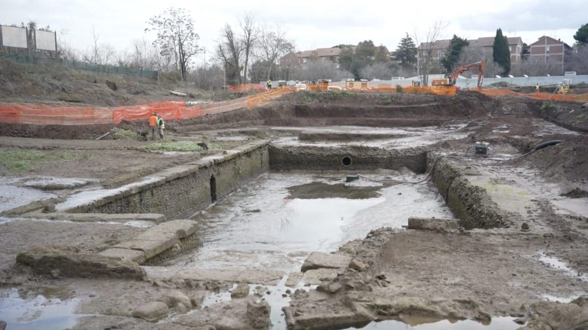 Una delle vasche monumentali