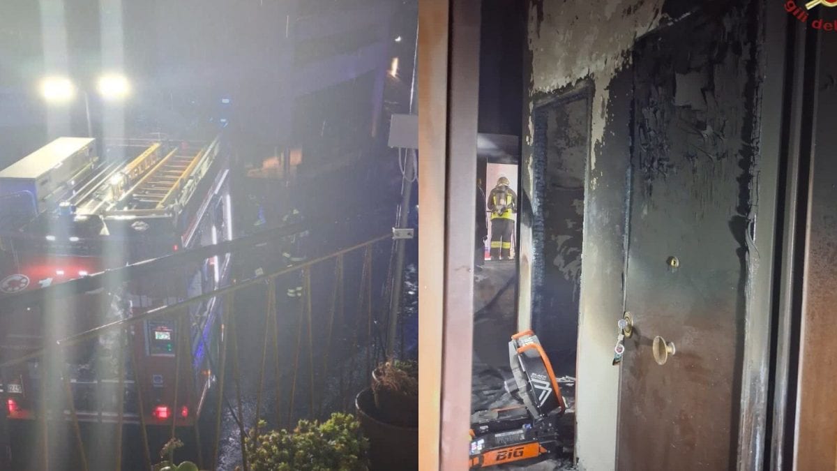 L’incendio di Bracciano.