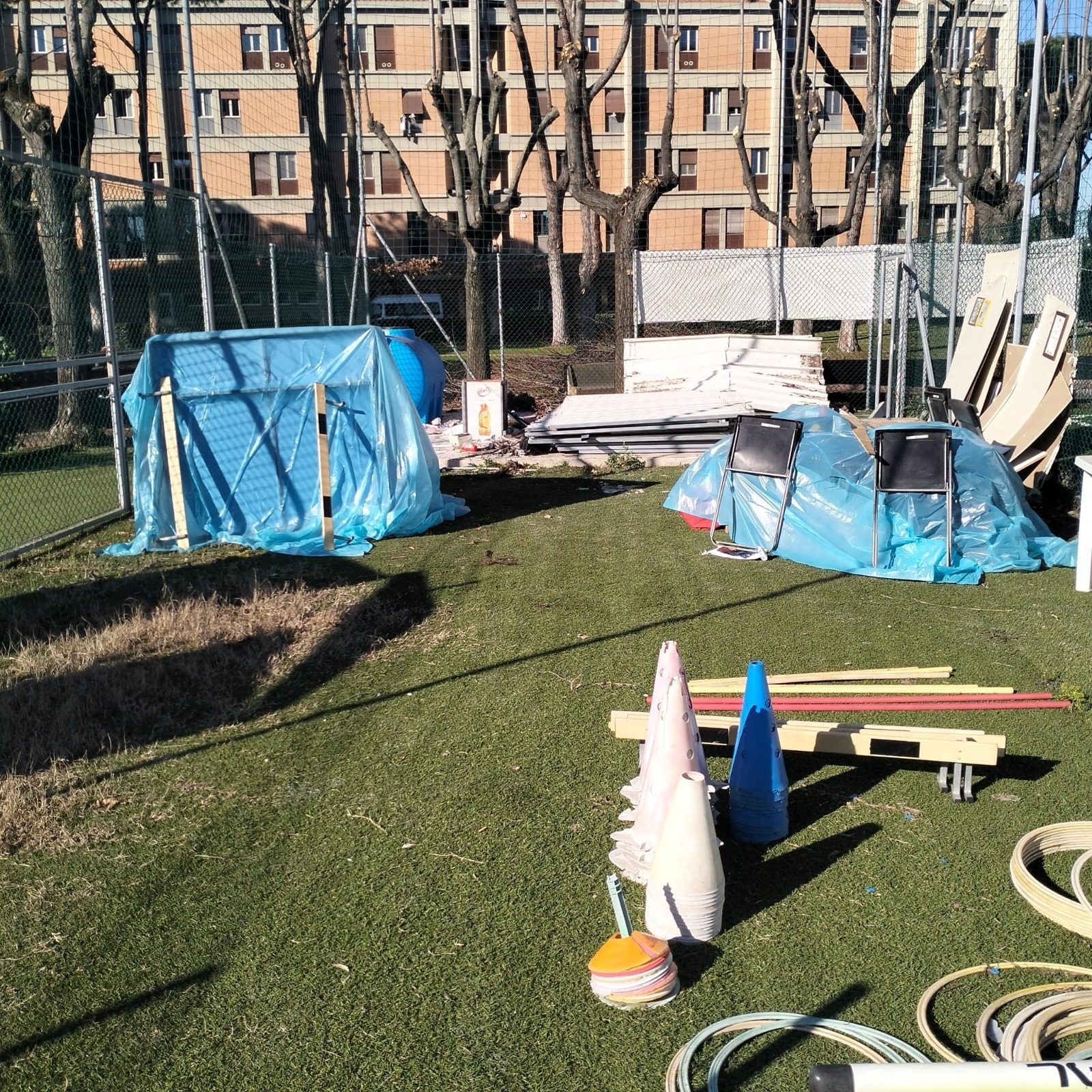 Gli esterni dell’ASD Serafico EUR Calcio