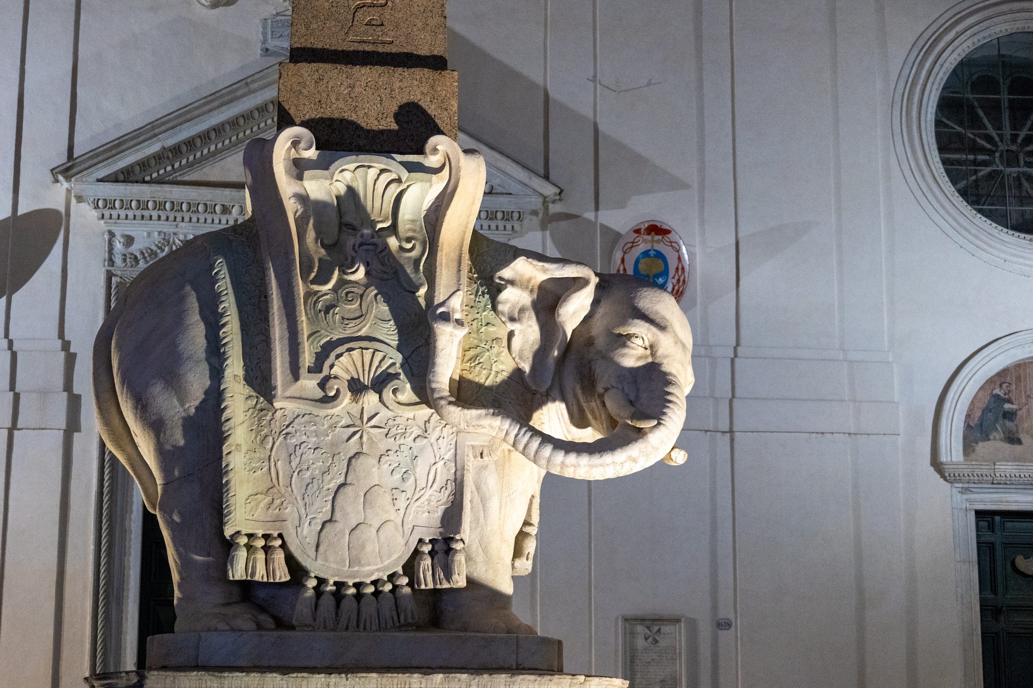 L’Elefantino in piazza della Minerva.