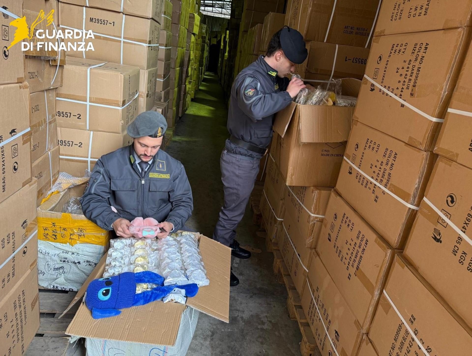 I finanzieri sul posto