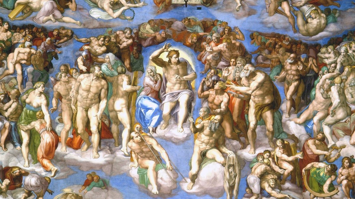 Il Giudizio Universale di Michelangelo nella Cappella Sistina