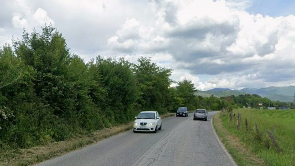 La strada provinciale 33 dove è avvenuto l’incidente (da Google Maps)