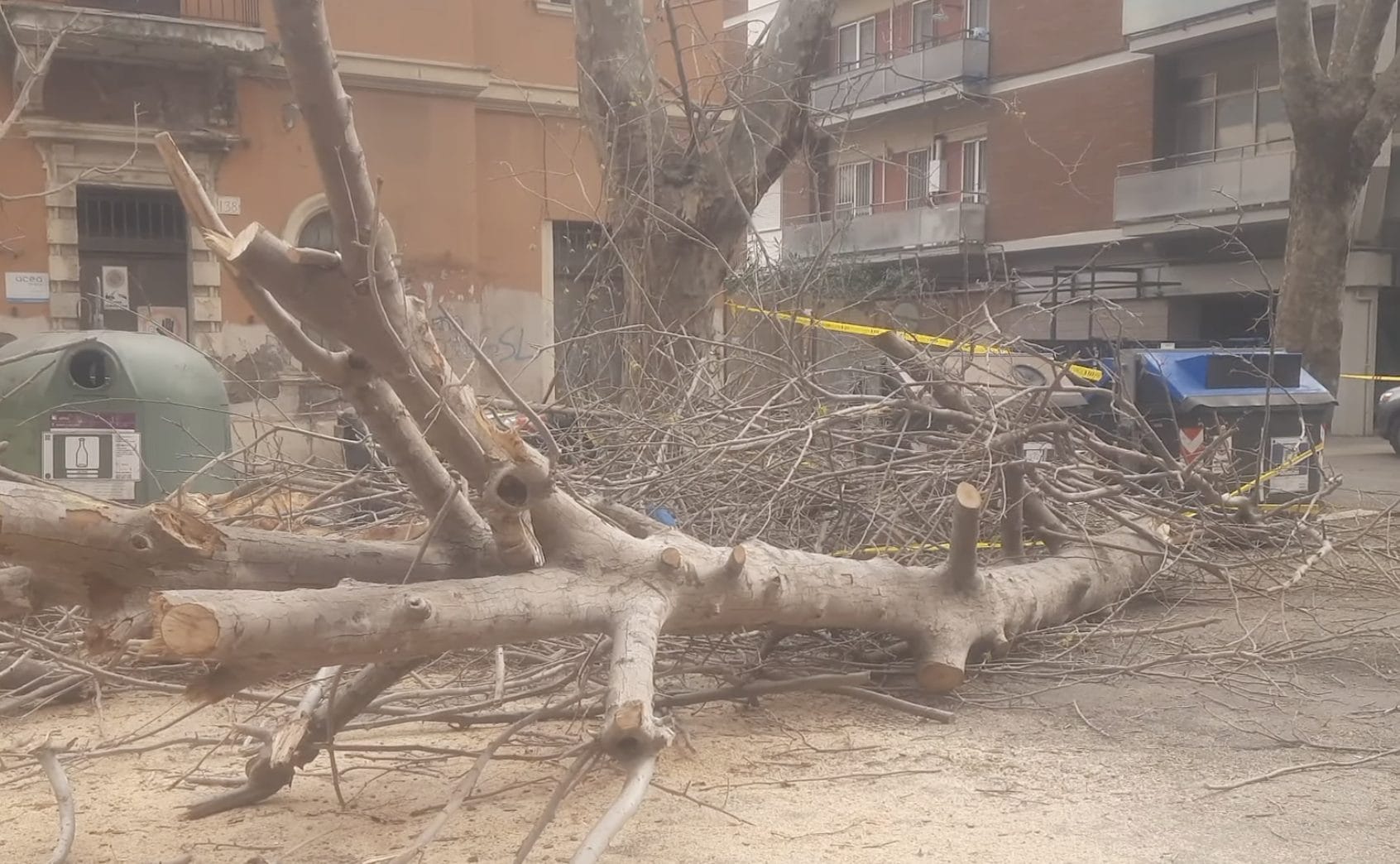 Caos maltempo a Roma: vento forte e neve invadono i quartieri centrali – Allarme per la città