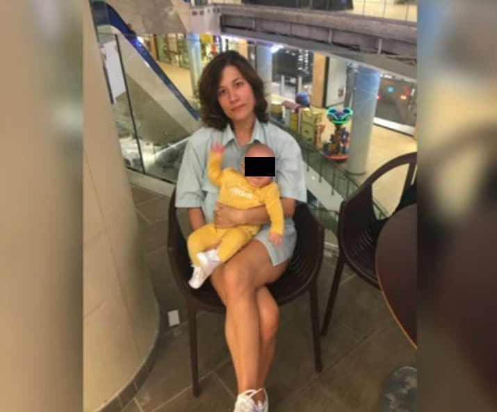 Anastasia Trofimova e la piccola Andromeda