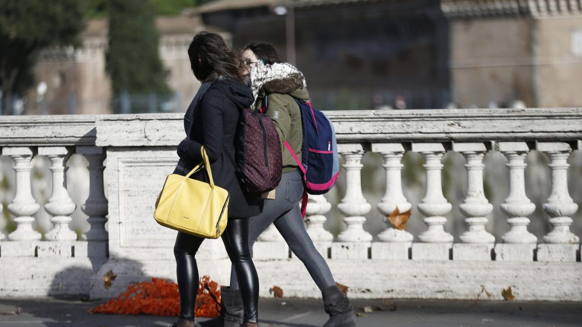 Forte vento a Roma (Immagine di repertorio La Presse)