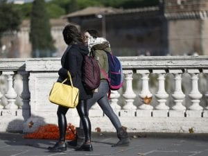 Previsioni meteo Roma e Lazio: oggi forte vento, pioggia e temperature quasi invernali