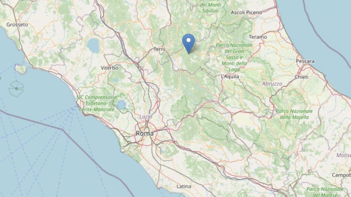 Scossa di terremoto a Leonessa.