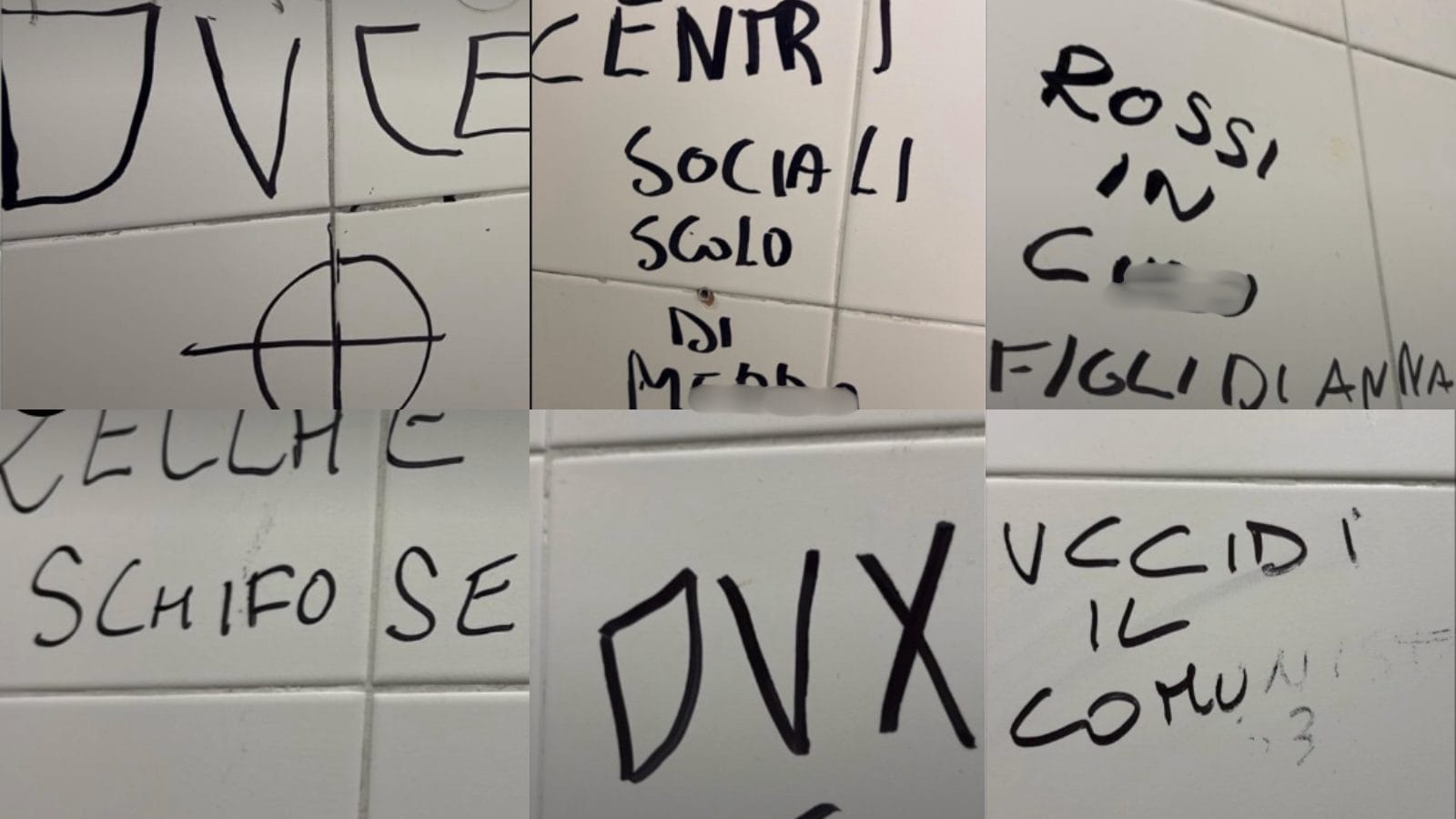 Shock a Roma: svastiche fasciste nei bagni del liceo Righi, due studenti identificati