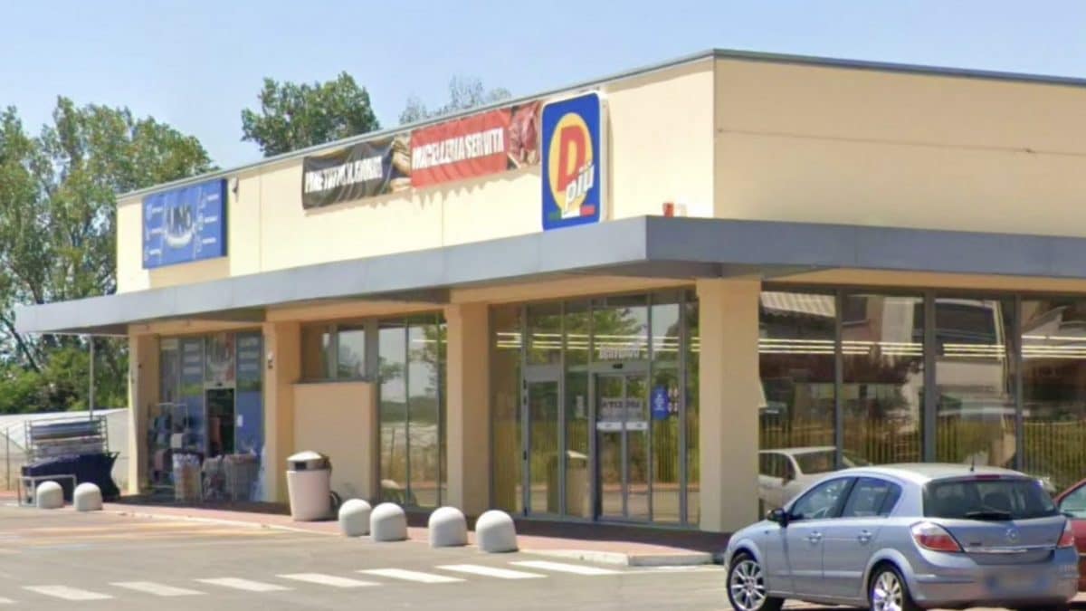 Il supermercato DPiù a Sermoneta, in provincia di Latina