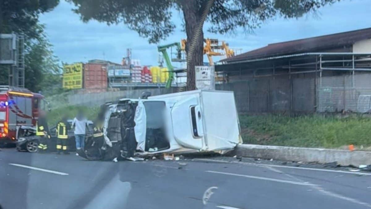 I soccorritori sul luogo dell’incidente