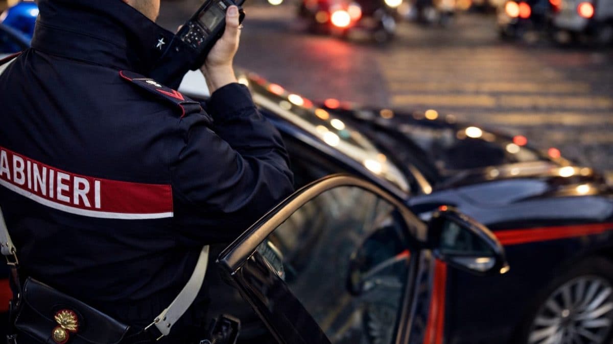 I militari intervenuti sul posto