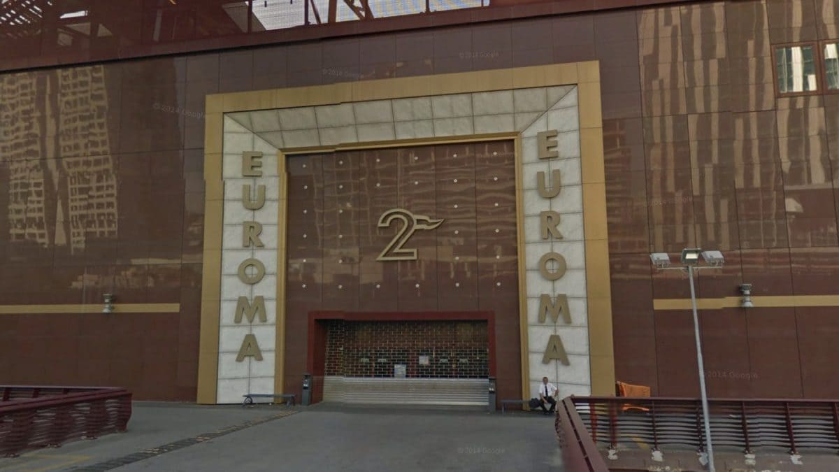 L’ingresso del centro commerciale Euroma2, al Torrino