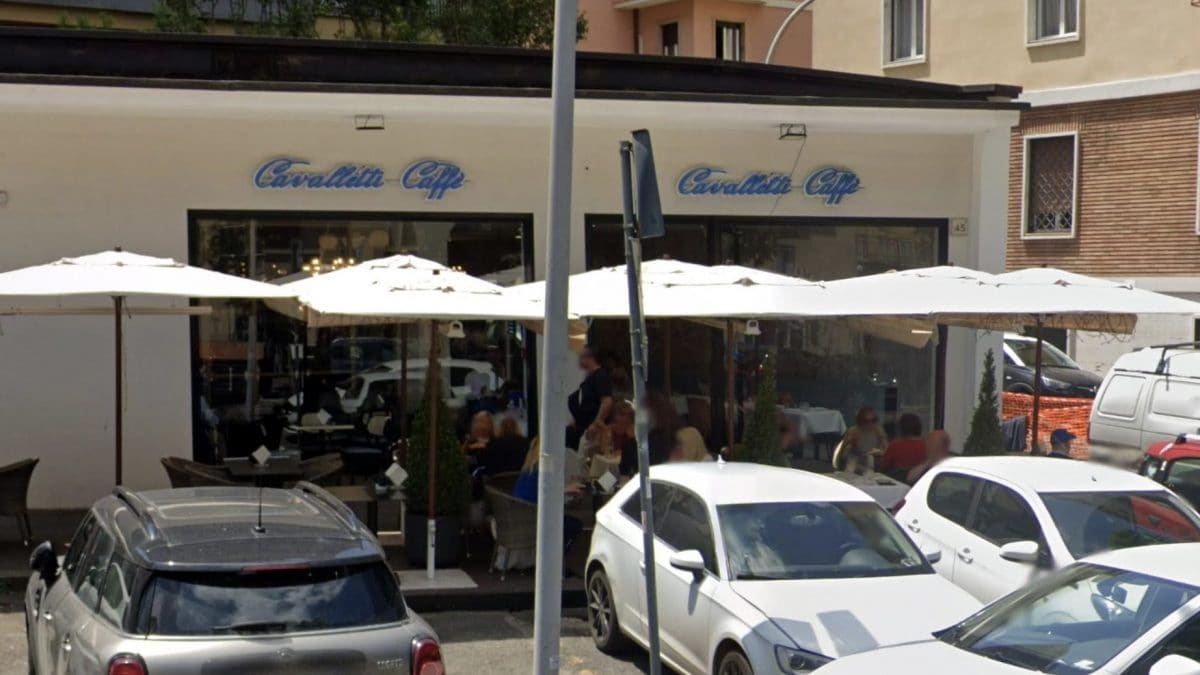 La sede in viale Parioli del bar pasticceria Cavalletti (Foto da Google Earth)