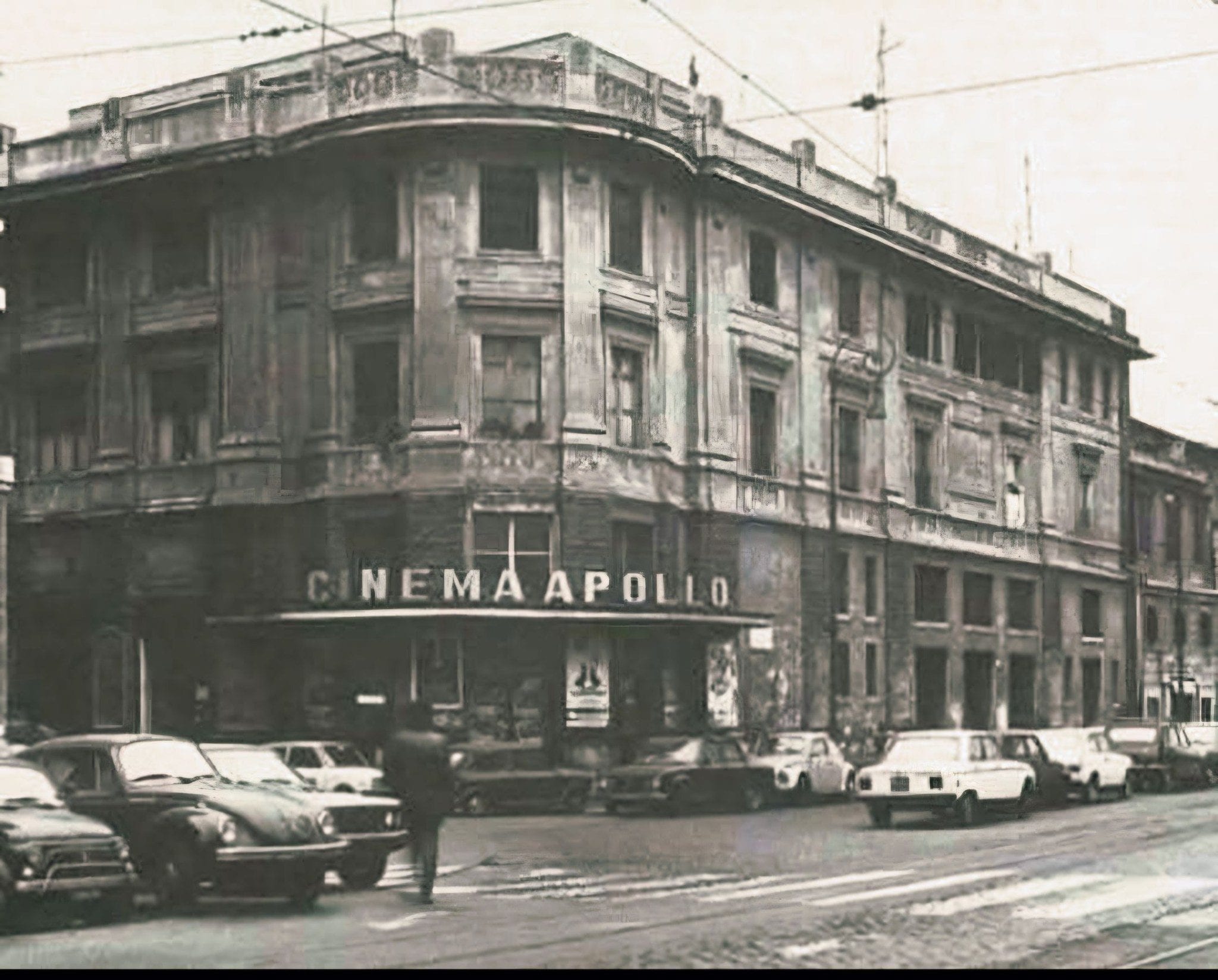 Il cinema Apollo in una foto degli anni Sessanta