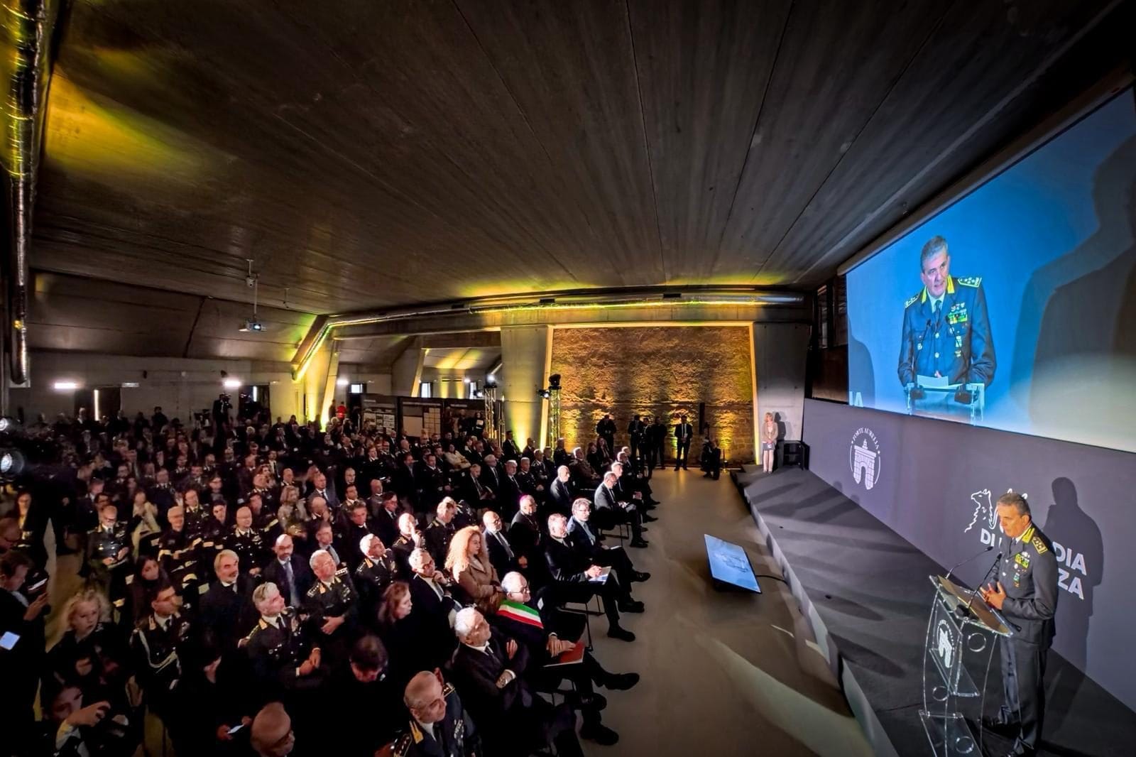 La cerimonia di inaugurazione del Forte Aurelio