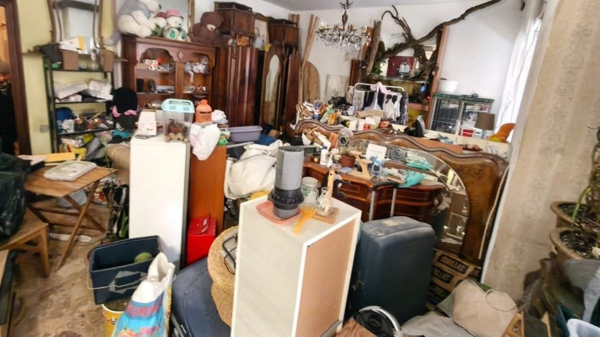 L’abitazione in cui è stato trovato il neonato a Pietralata