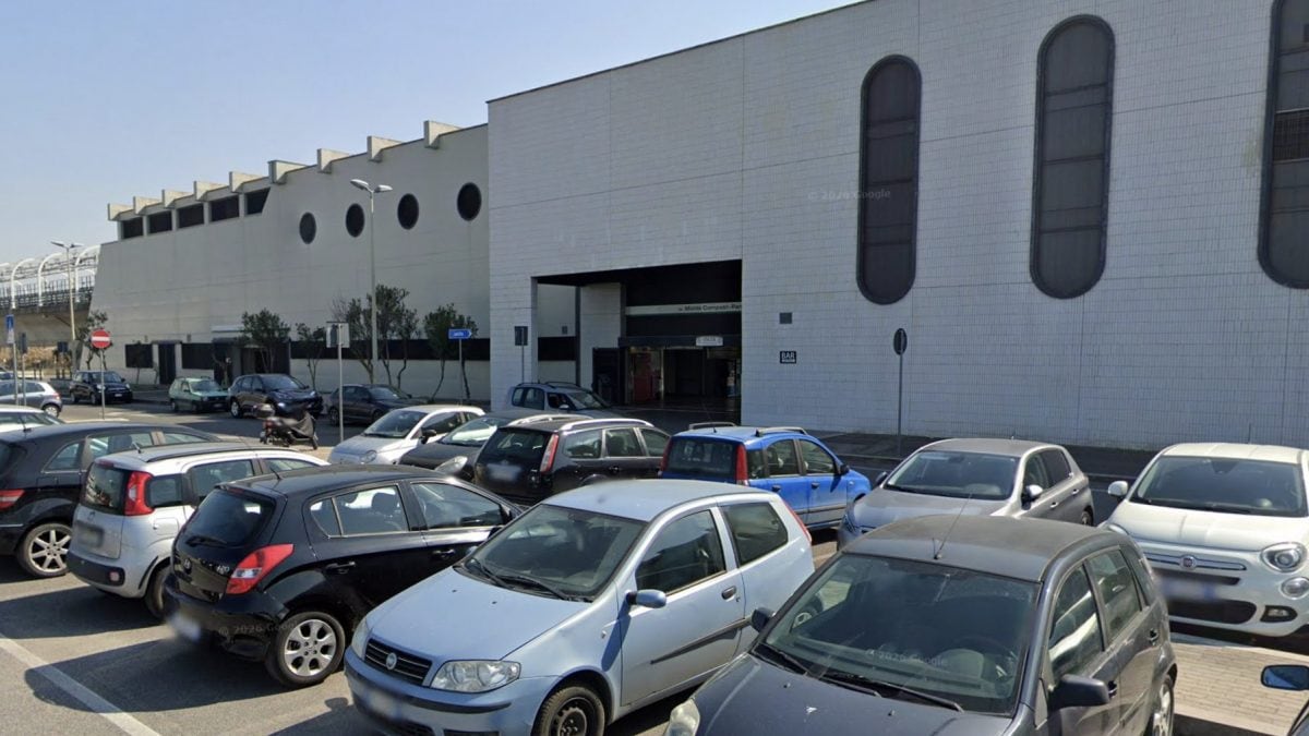 Parcheggio della stazione Metro C Monte Compatri–Pantano