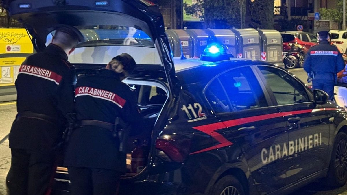 I carabinieri intervenuti sul posto