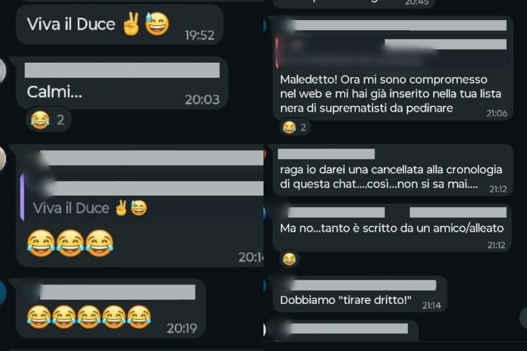 Shock a Tor Vergata: chat con inni al Duce e insulti razzisti agli studenti romani
