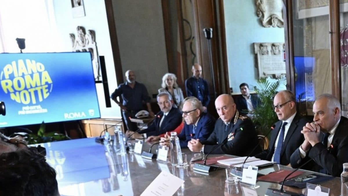 La conferenza di presentazione del Piano Roma Notte al Campidoglio